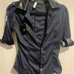 Navy Blue Police Costume Shirt